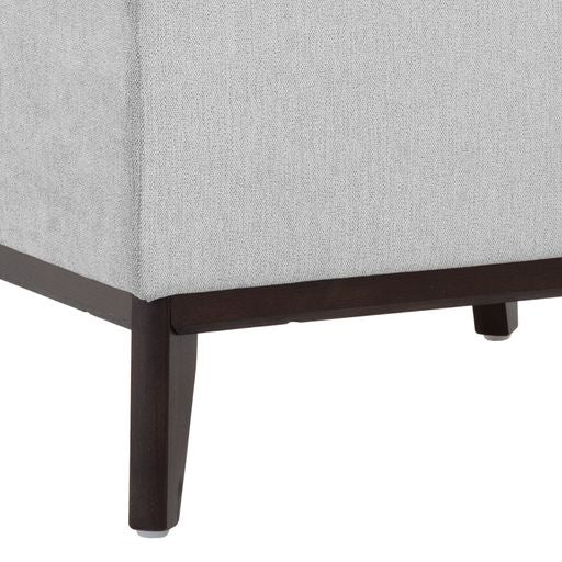 Sunpan Kosovo Modular Banquette - Single Seat in Abbington Navy / Polo Club Stone