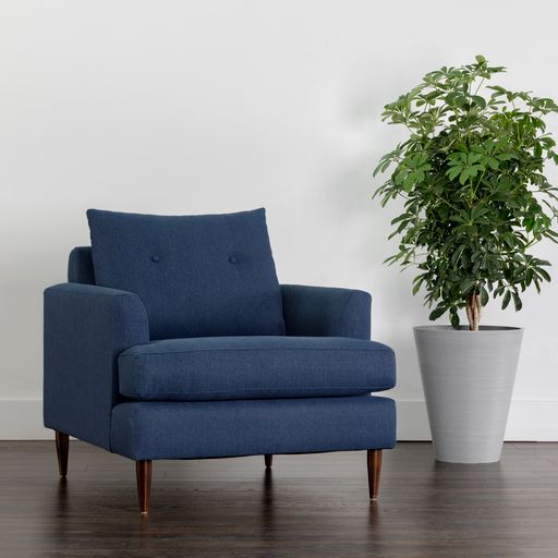 Sunpan Laurel Armchair Liv Dove / Liv Indigo