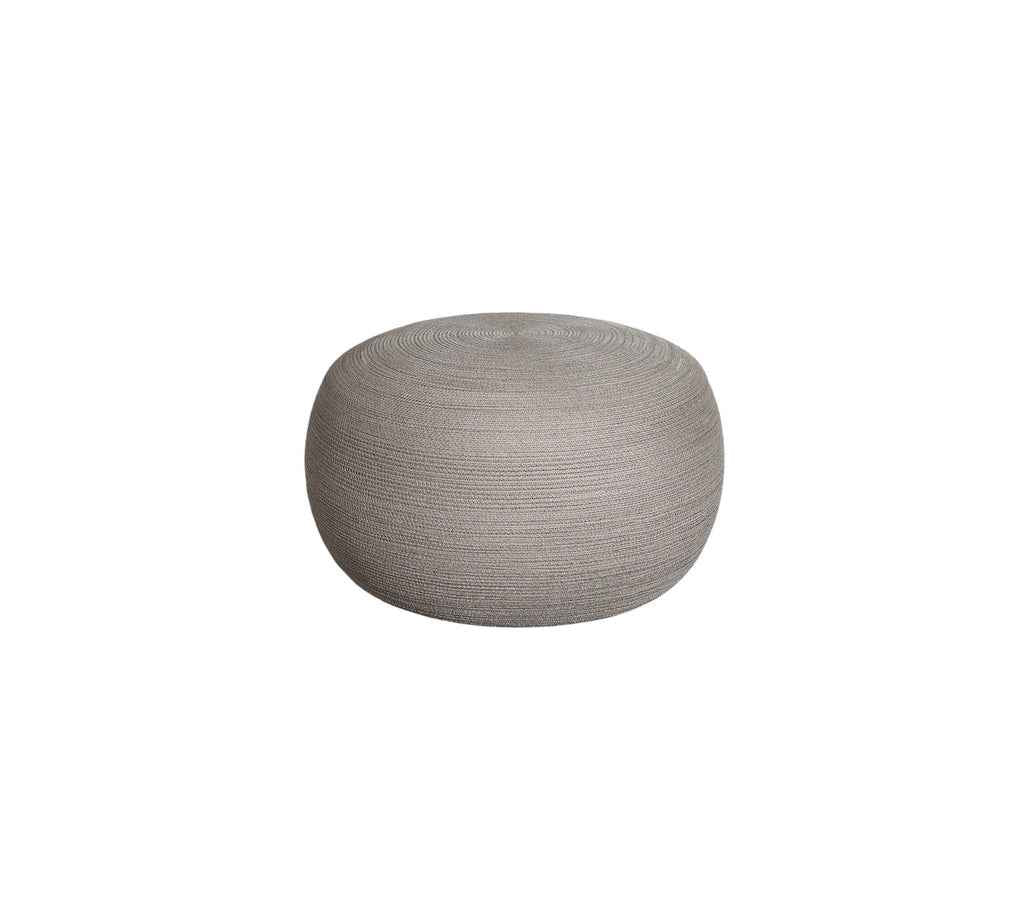 Cane-Line Circle Footstool Large, Round - Soft Rope