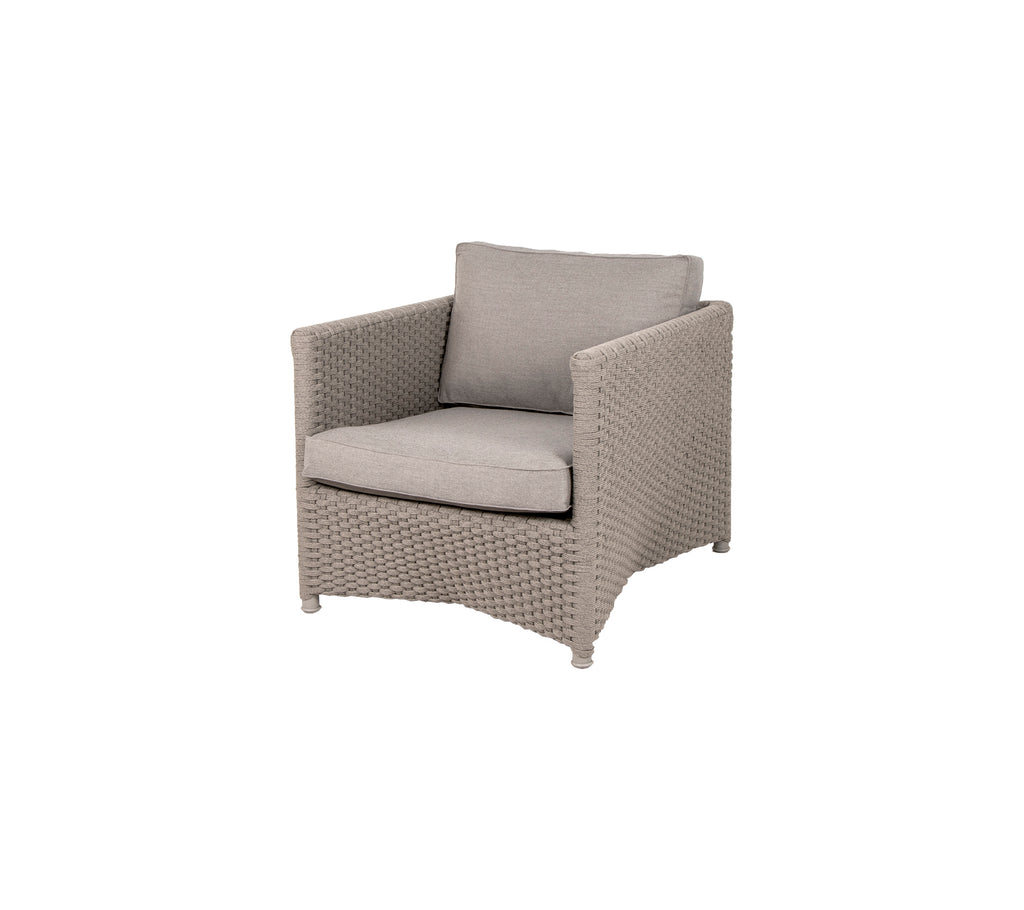 Cane-Line Diamond Lounge Chair Soft Rope Incl. Cushion Set