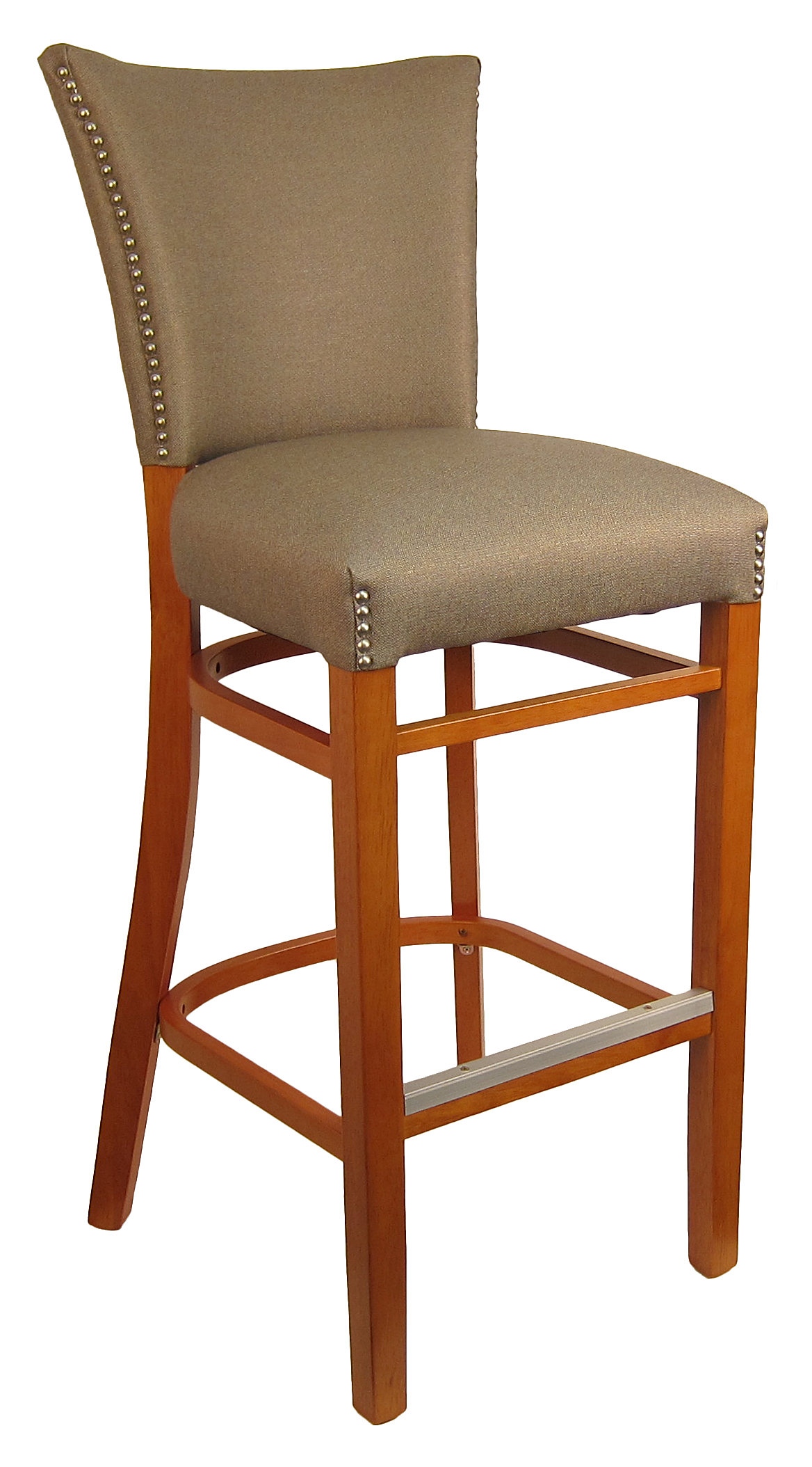 H&D Seating Fully Upholstered Back and Seat Barstool