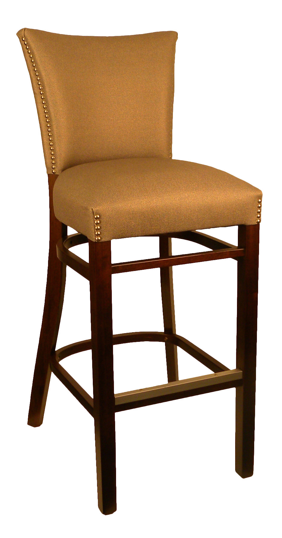 H&D Seating Fully Upholstered Back and Seat Barstool