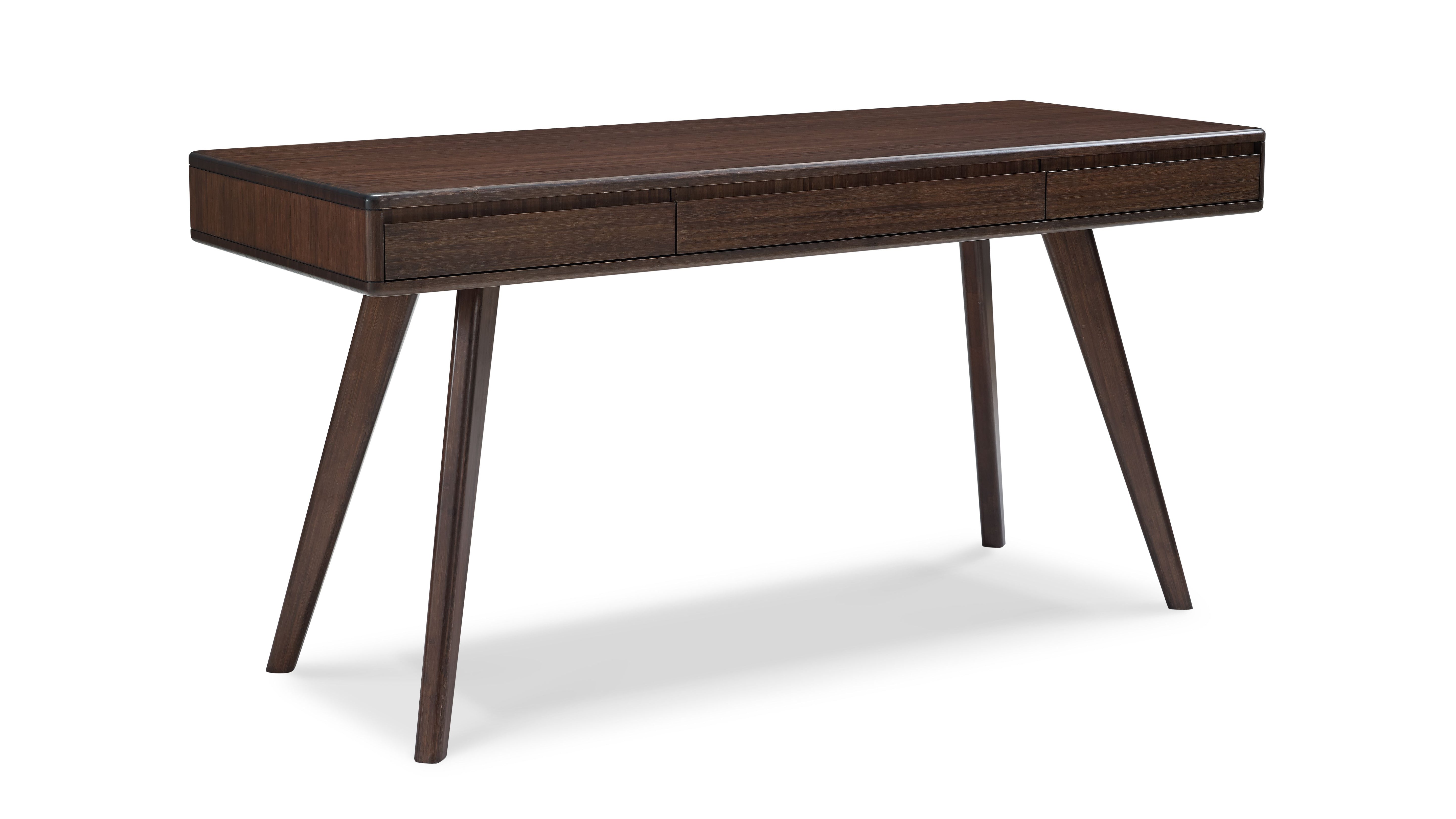 Greenington Currant Writing Desk, Amber / Black Walnut / Caramelized