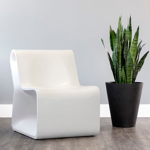 Sunpan Odyssey Lounge Chair Grey / White