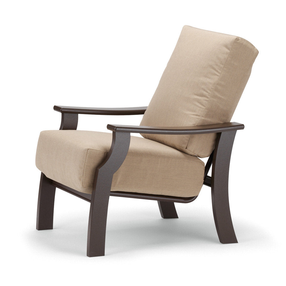Telescope Casual St. Catherine Marine Grade Polymer Deep Cushion Arm Chair, Textured Snow, Red, Arm Chairs, Cushion, St. Catherine, Aluminum, Polymer, 4 Legs, Outdoor