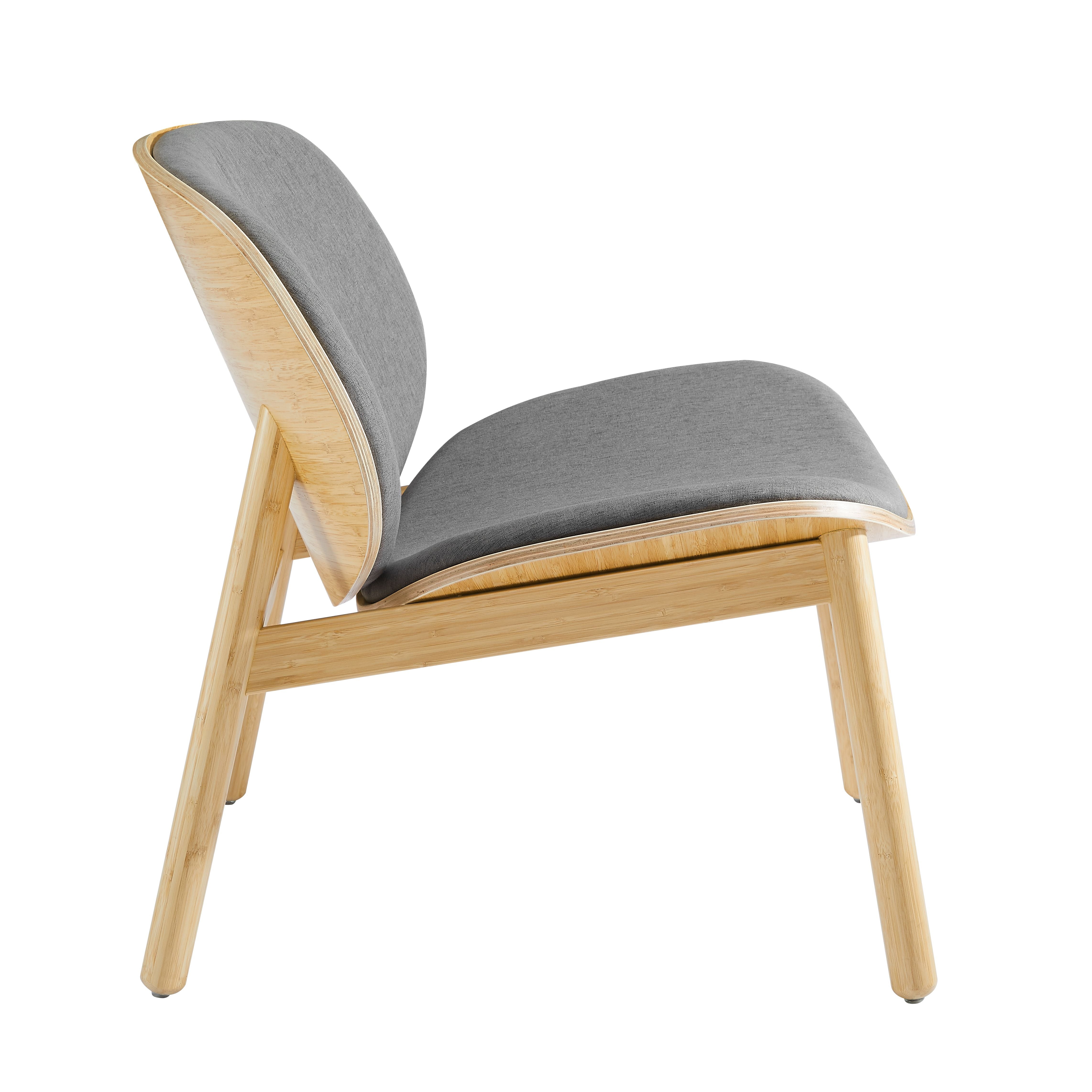 Greenington Danica Lounge Chair, Wheat-Grey / Wheat-Red