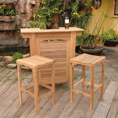 Anderson Teak New Montego Backless Bar Chair