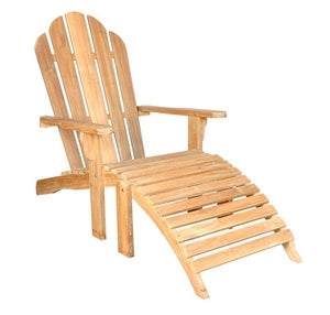 Anderson Teak Adirondack With Ottoman