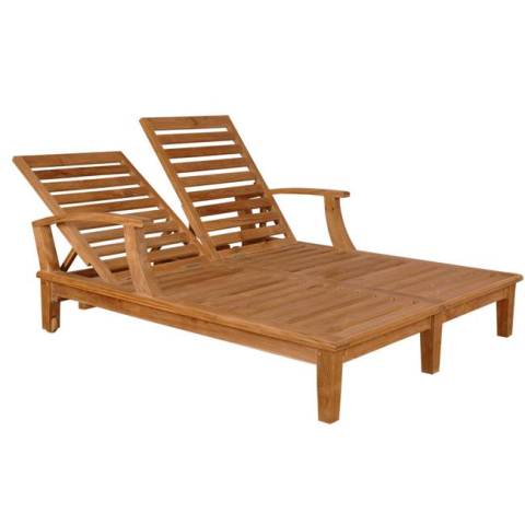 Anderson Teak Brianna Double Sun Lounger with Arm