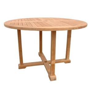 Anderson Teak Tosca 4-Foot Round Table with Frame