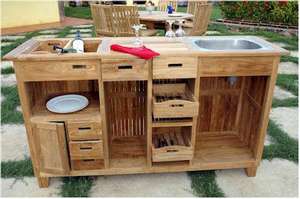Anderson Teak Safari Bar Table