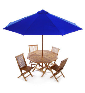 All Things Cedar 6 Piece Folding Table Set