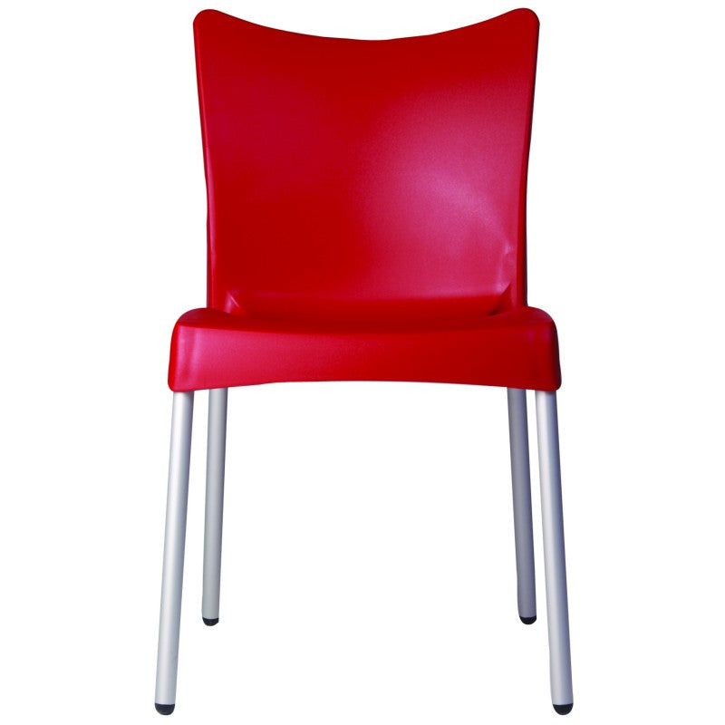 Compamia Juliette Resin Dining Chair Red - Set of 2