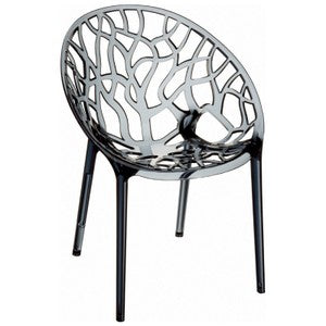 Compamia Crystal Polycarbonate Modern Dining Chair - Set of 2