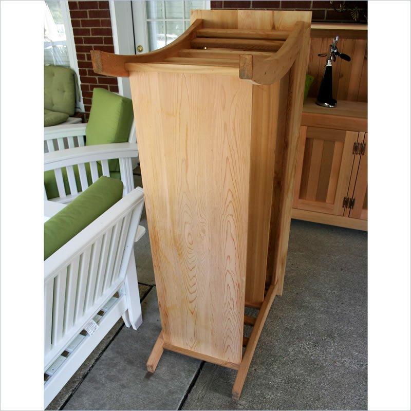 Creekvine Designs Cedar Entertaining Buffet Table