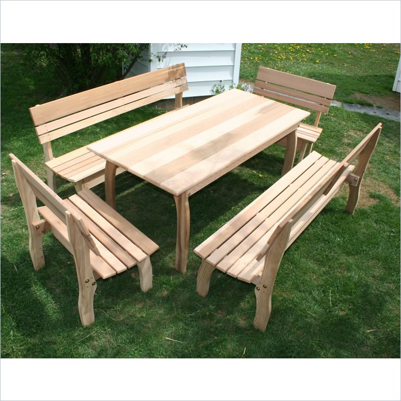 Creekvine Designs Cedar Chickadee Dining Set