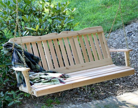 Creekvine Designs 4' Cedar Countryside Porch Swing