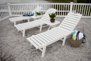POLYWOOD¨ Nautical 21" x 18" Side Table