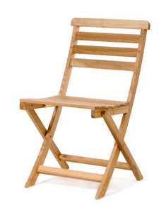 All Things Cedar Oak Folding Bistro Chair