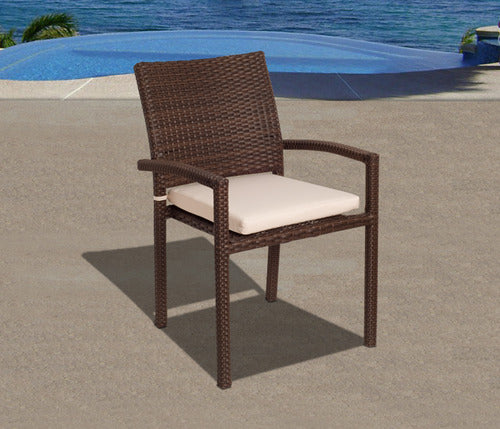 International Home Miami Atlantic Liberty Armchair Set of 4