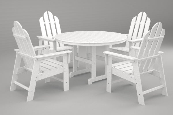 Poly-Wood Long Island 5-Pc. Dining Set in White