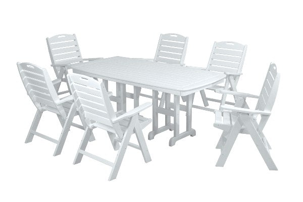 POLYWOOD¨ Nautical 7-Piece Dining Set