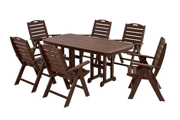 POLYWOOD¨ Nautical 7-Piece Dining Set
