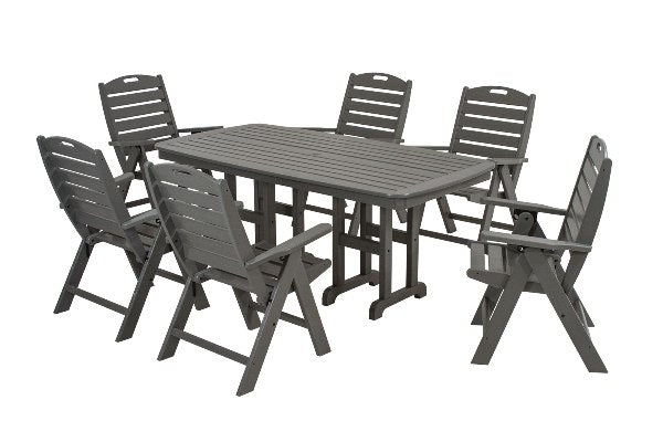 POLYWOOD¨ Nautical 7-Piece Dining Set