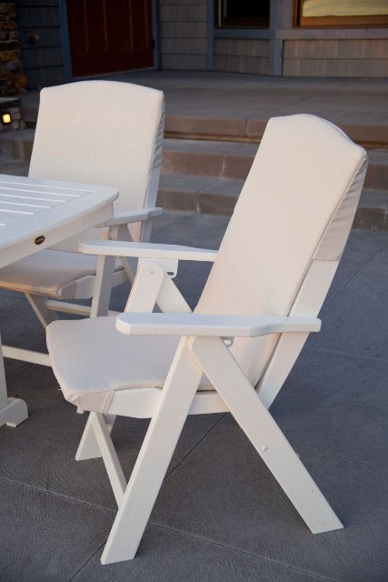 POLYWOOD¨ Nautical 7-Piece Dining Set with Slipcushions