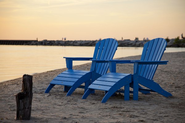 POLYWOOD¨ South Beach 4-Piece Adirondack Set