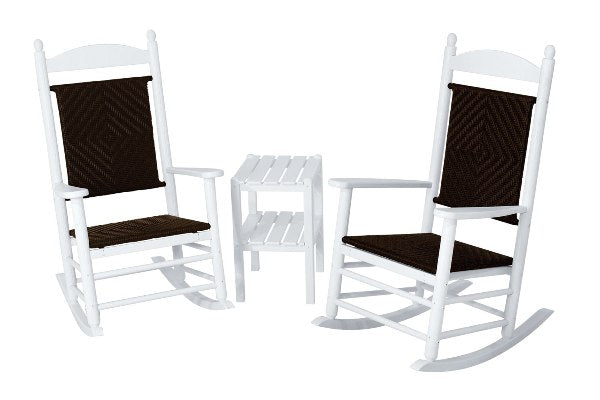 POLYWOOD¨ Jefferson 3-Piece Woven Rocker Set