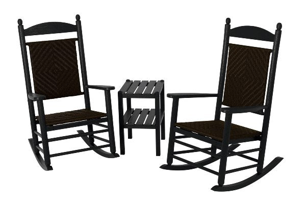 POLYWOOD¨ Jefferson 3-Piece Woven Rocker Set