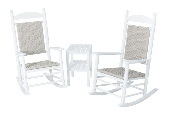 POLYWOOD¨ Jefferson 3-Piece Woven Rocker Set