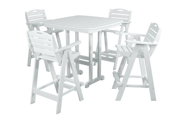 POLYWOOD¨ Nautical 5-Piece Bar Set