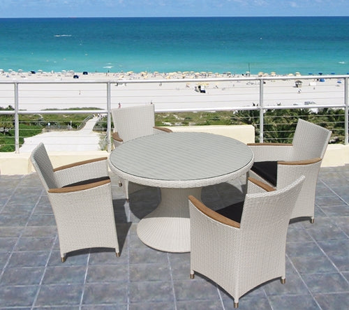 Royal Teak White Helena Chair White Wash - Set of 2