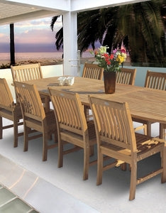 Royal Teak Compass Teak Side Chair