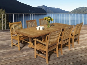 Royal Teak Compass Teak Arm Chair