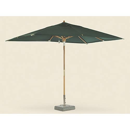 Royal Teak 10' Deluxe Umbrella - Granite