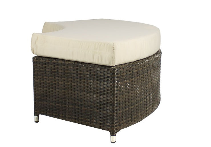 Source Outdoor Circa 1/4 Round Backless Bench