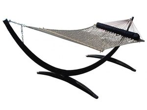 Vivere Polyester Rope Hammock - Double in White