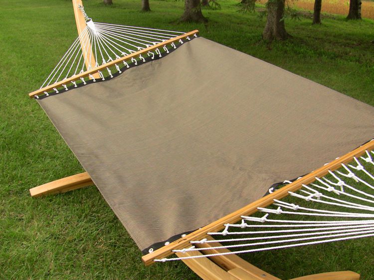 Vivere Poolside Hammock - Double in Sienna Fabric
