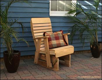 Creekvine Designs 2-Ft Cedar Twin Ponds Rocking Glider