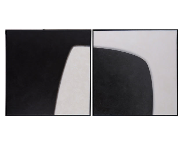 Sunpan Double Cross (set of 2) - 48" x 48" - Black Floater Frame