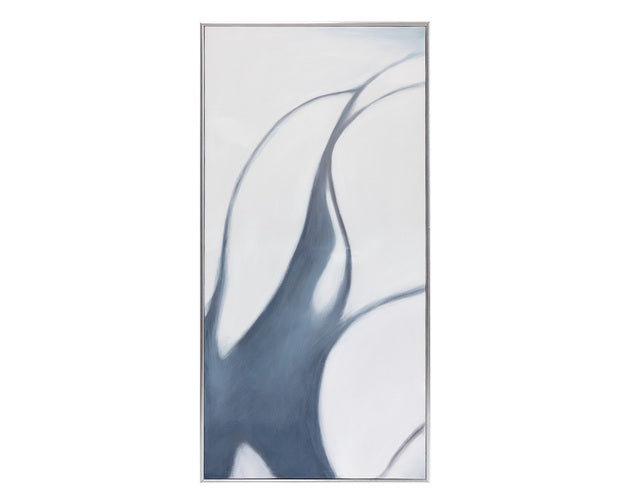 Sunpan Meditation (set of 3) - 30" x 60" - Silver Floater Frame