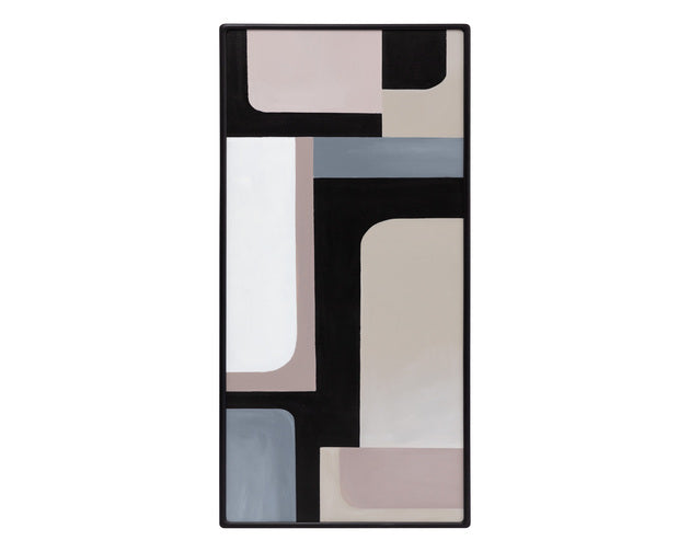Sunpan Radical Interpretation (set of 3) - 28" x 66" - Black Floater Frame