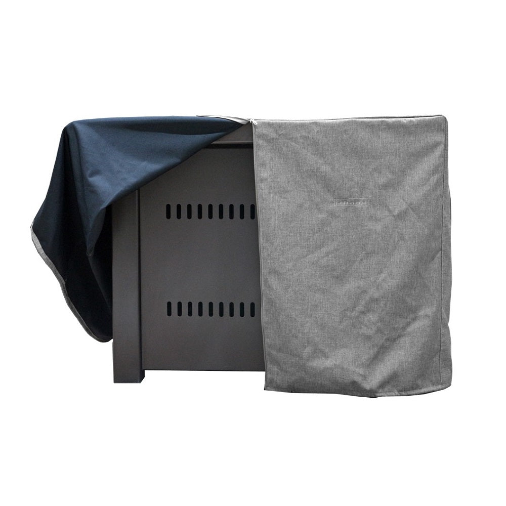 AZ Patio Heaters Square Fire Pit Commercial Cover in Tan / Gray