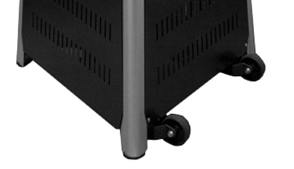 AZ Patio Heaters Commercial Glass Tube Patio Heater in Hammered Silver / Bronze / Black