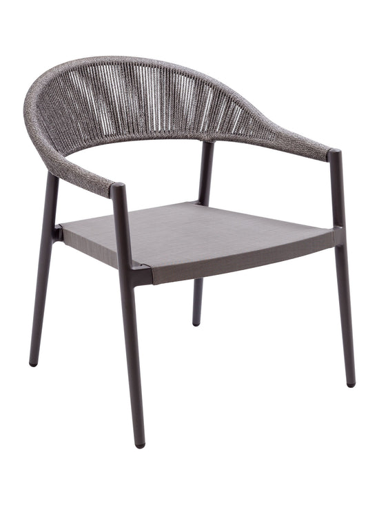 Florida Seating Powder Coated Aluminum Frame Lounge Chair with Textilene Seat and Polypropylene Back - RP-01 LOUNGE CHAIR