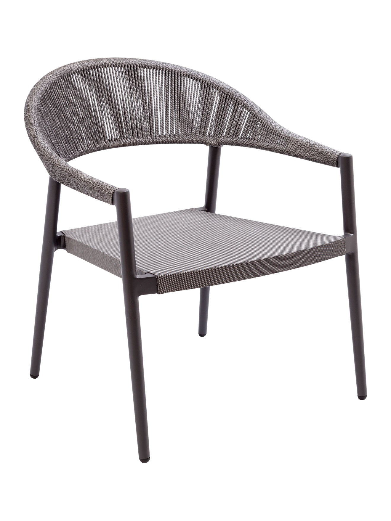 Florida Seating Powder Coated Aluminum Frame Lounge Chair with Textilene Seat and Polypropylene Back - RP-01 LOUNGE CHAIR