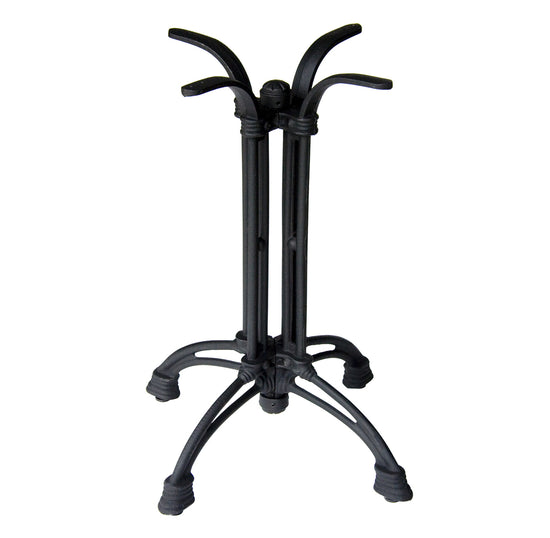 BFM Seating Daphanie Table Base - Dining/Bar Height - Sand Black Finish
